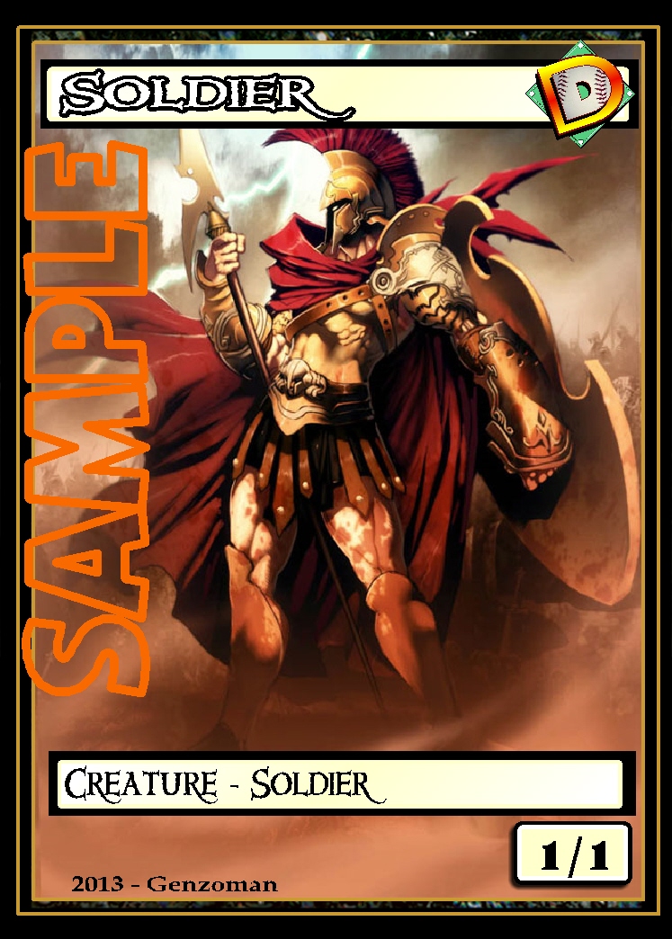 Soldier Token – Custom: Roman full art